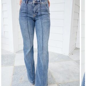 Judy Blue Women's Flare Jeans in Blue